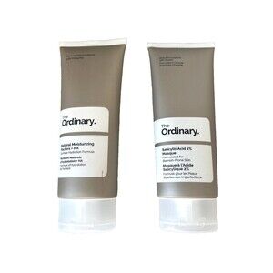 The Ordinary LOT of 2 Salicylic Acid 2% Masque + Natural Moisturizer Full Size